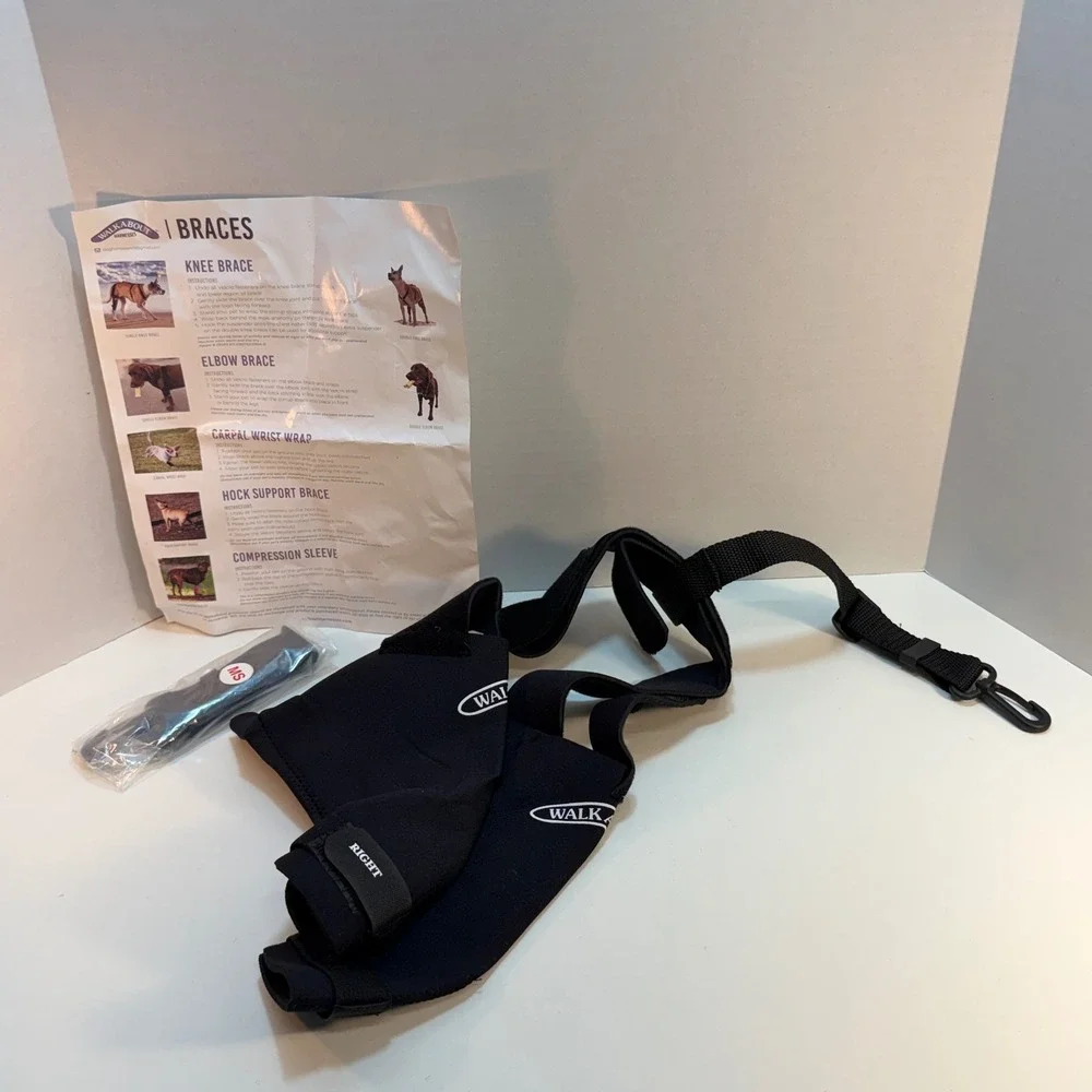 Walk About Harnesses Dog Knee Brace Support Left & Right Pair MS NEW